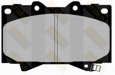 BRAKE ENGINEERING pa1409 -  Комплект тормозных колодок, дисковый тормоз